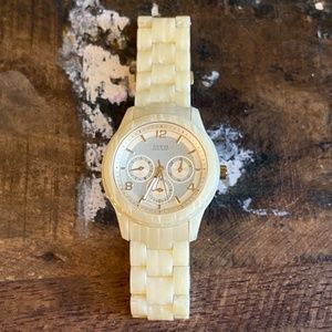 Guess Water Resistant Stainless Steel Watch